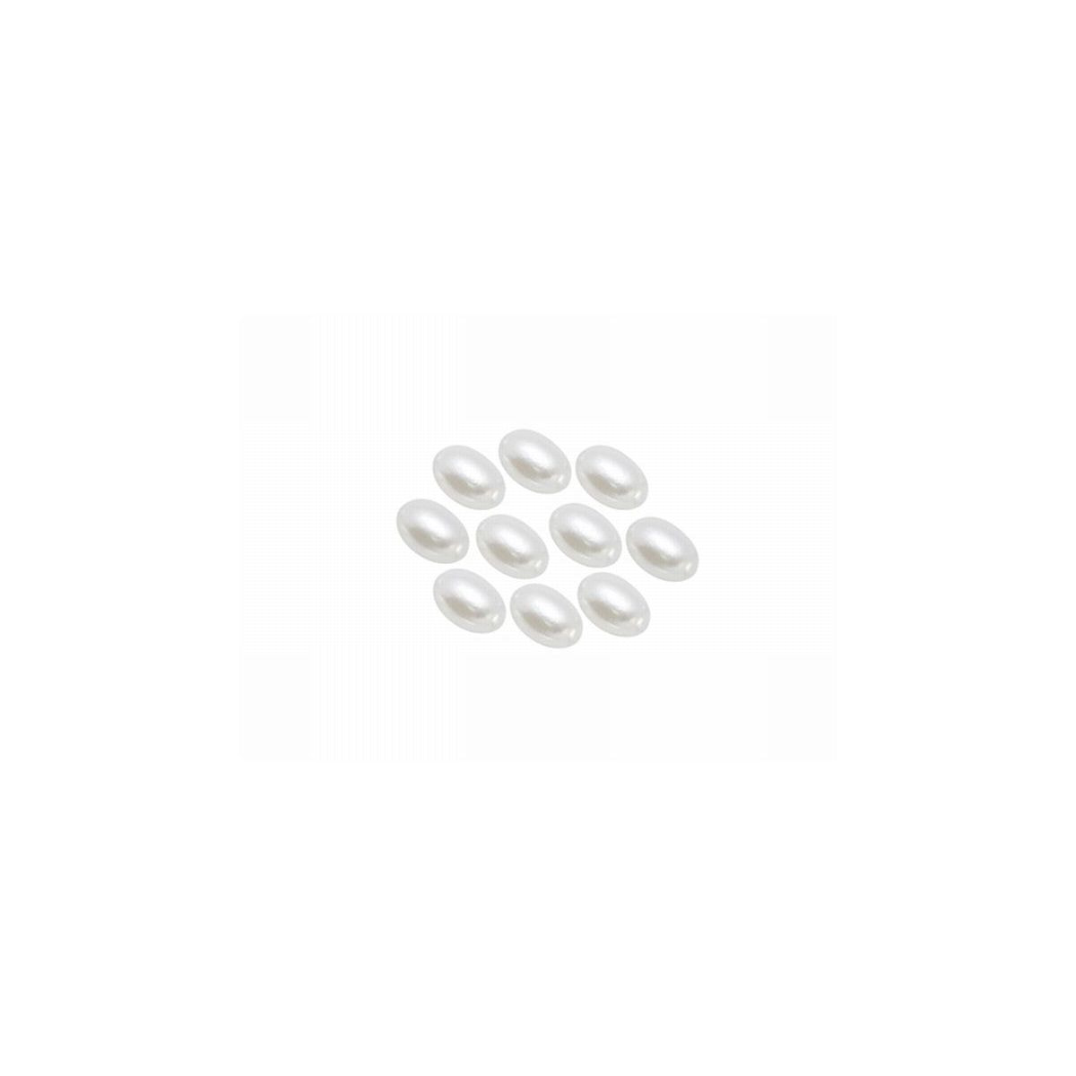 パール ホワイト オーバル（4×6） 20粒 026693