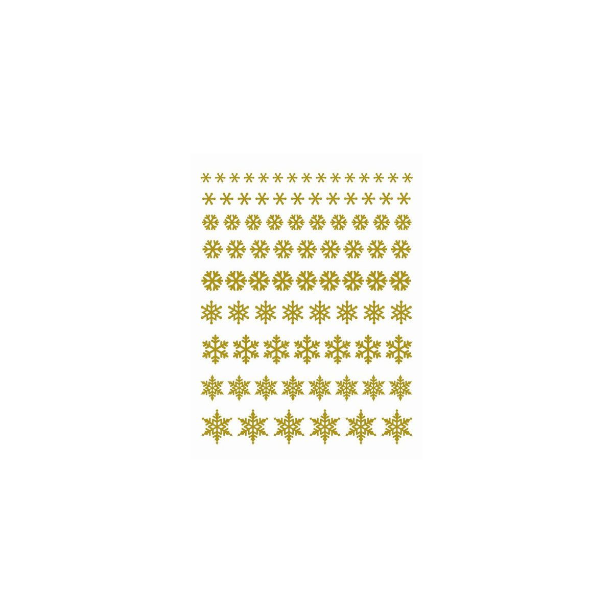 エレガントカットシールミニ  結晶 ゴールド(5603-7212)