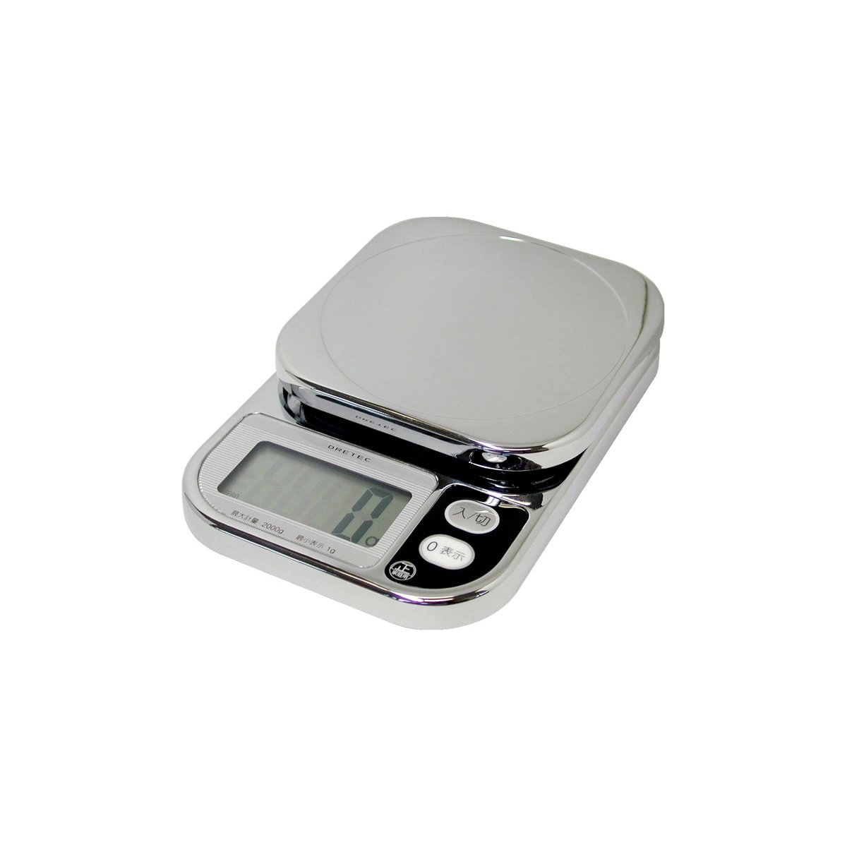 Compact scale 2kg KS-209 Silver