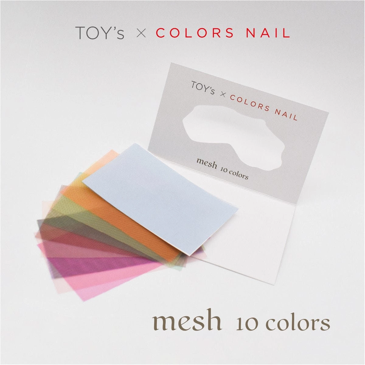 【T-MESH-ST0】TOY'ｓ×INITY TOY's×COLORS NAIL —mesh—