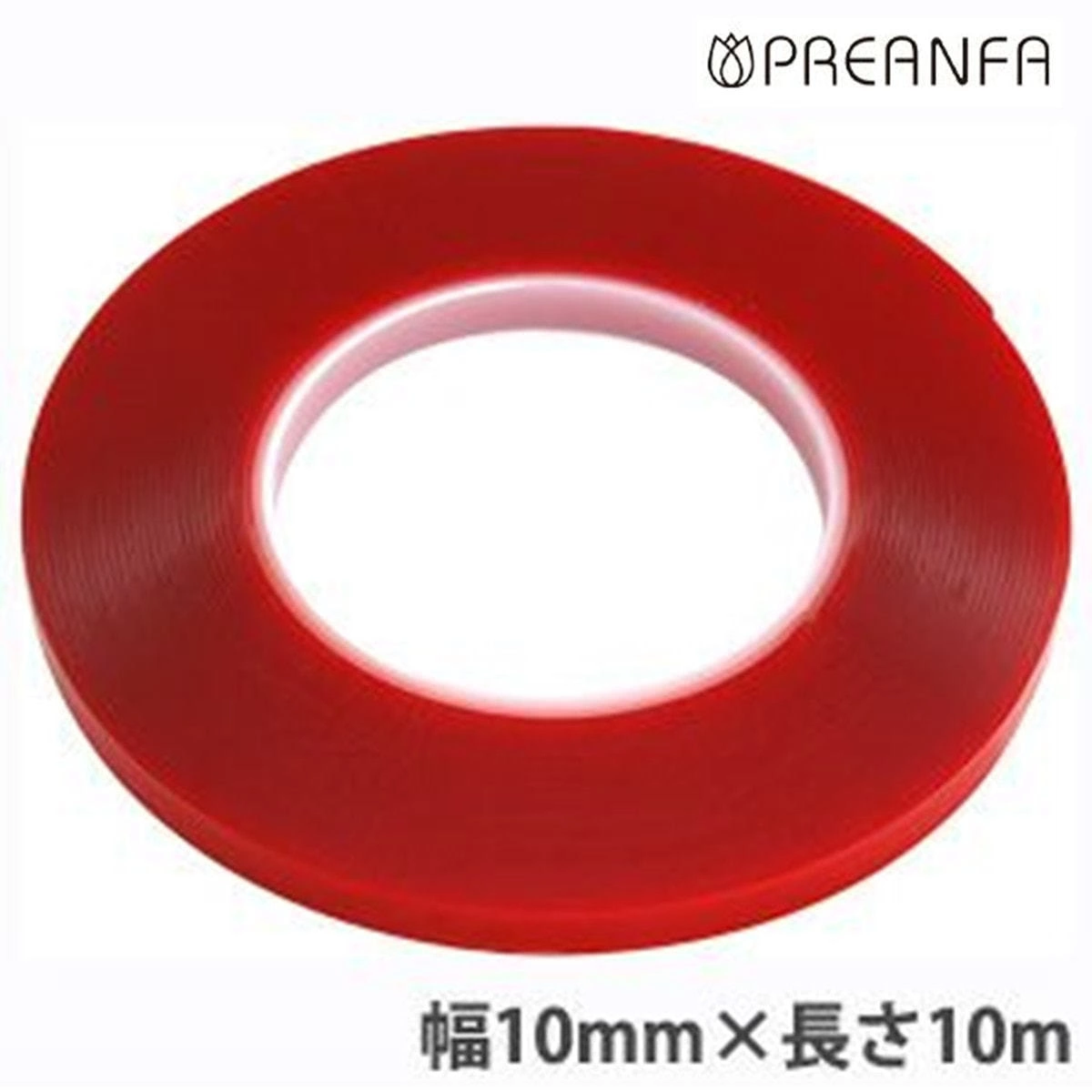 [STRTAPE-RD1010] PURIAMPHA Strong Tape (Red) 10mm x 10m