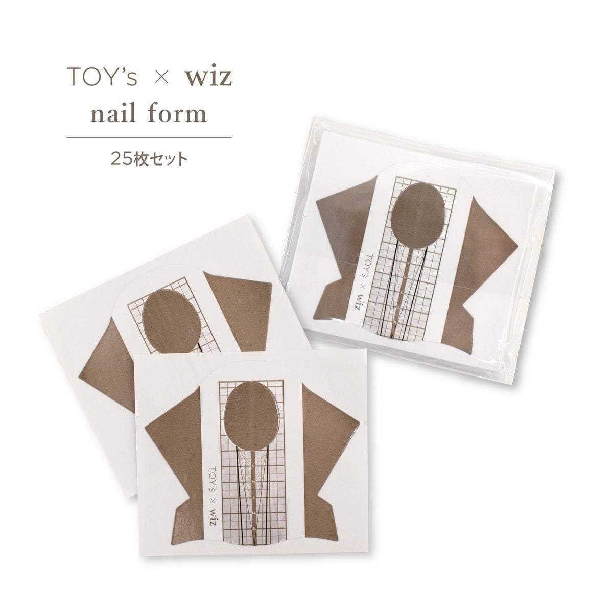 [T-NF-25] TOY's×INITY wiz Nail Form 25 sheets