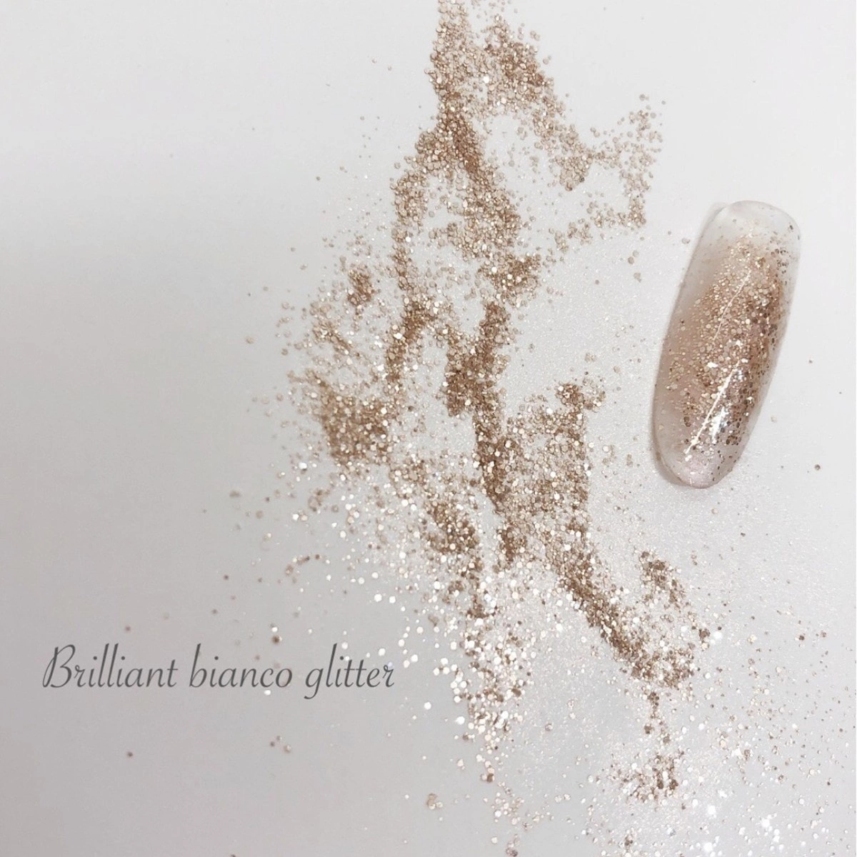 NOVEL Brilliant bianco glitter