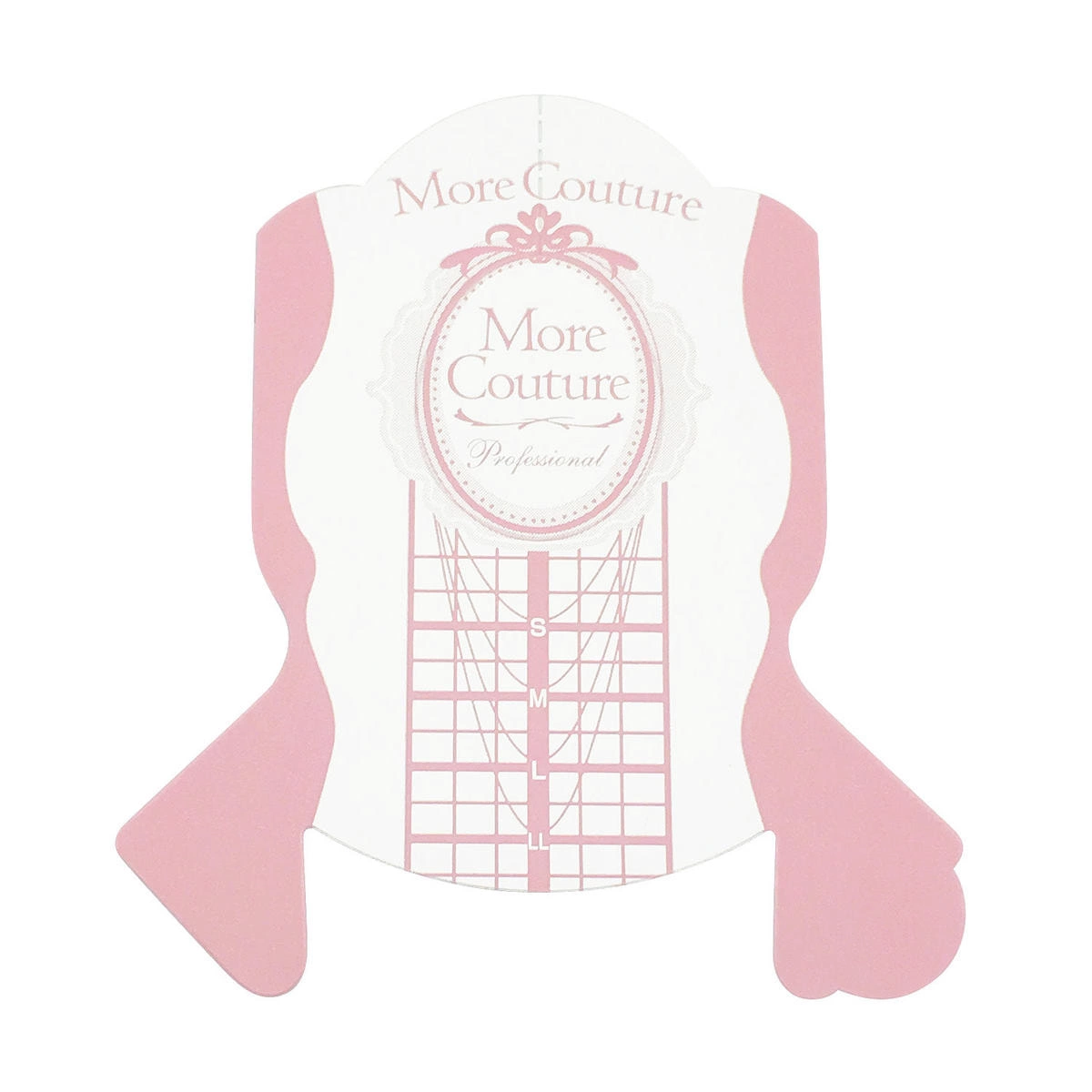 More Couture Nail Form Pink 100 Sheets