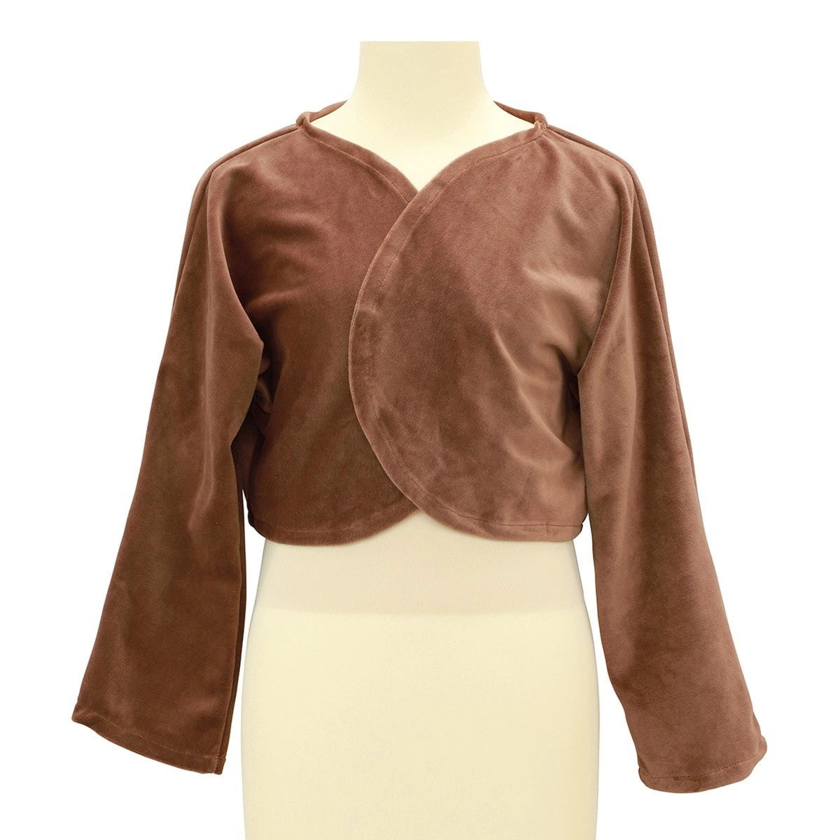 Velvet Salon Bolero (Brown)