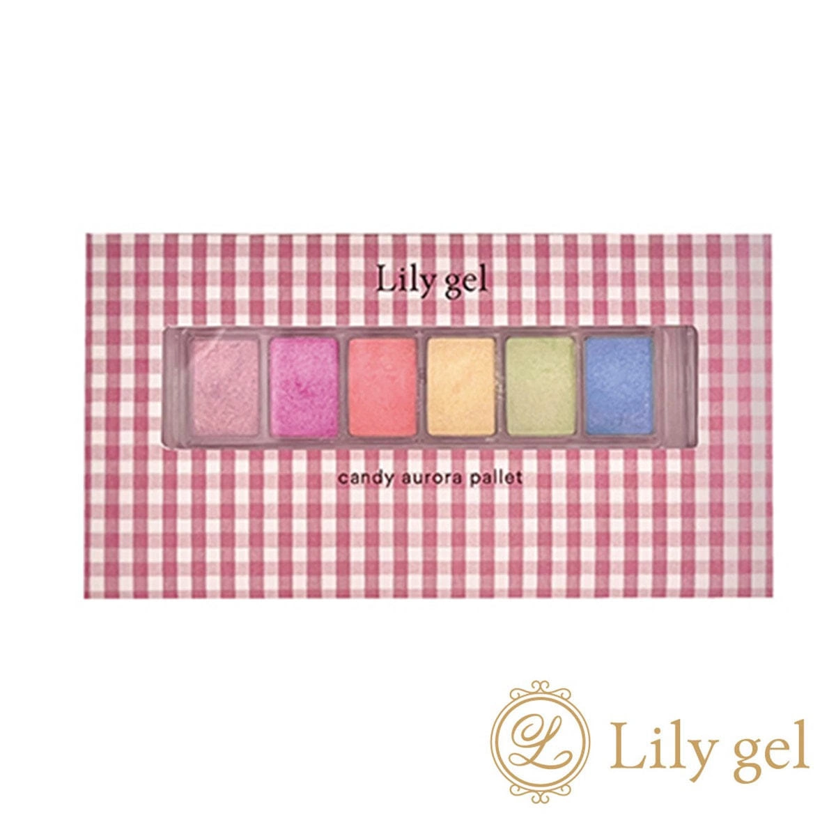 Lily gel candy aurora palette 6 colors [FR00CAP]