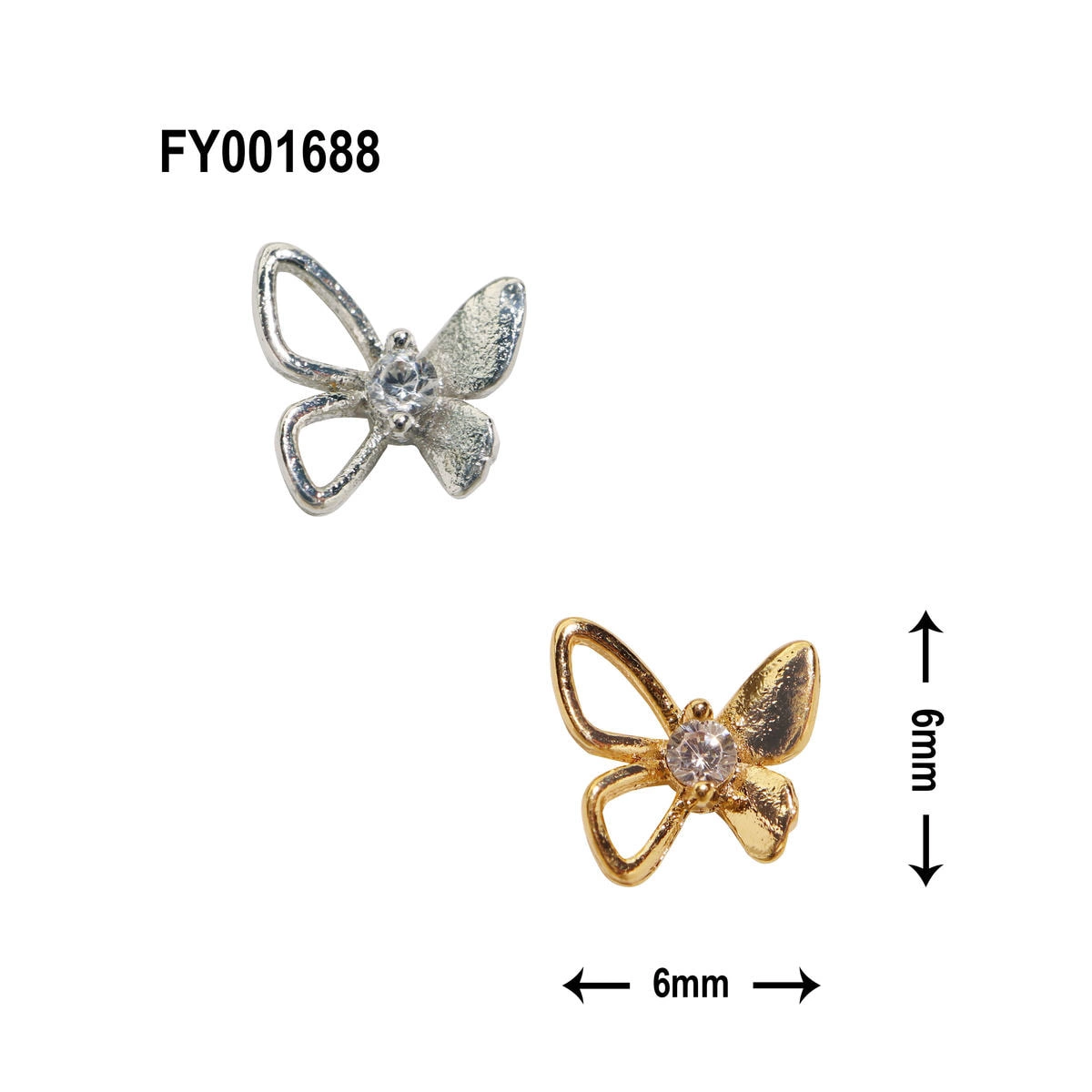 SONAIL Front Stone Butterfly