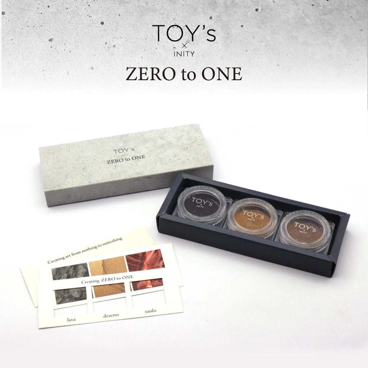 TOY's × INITY Zero to One 3-color set