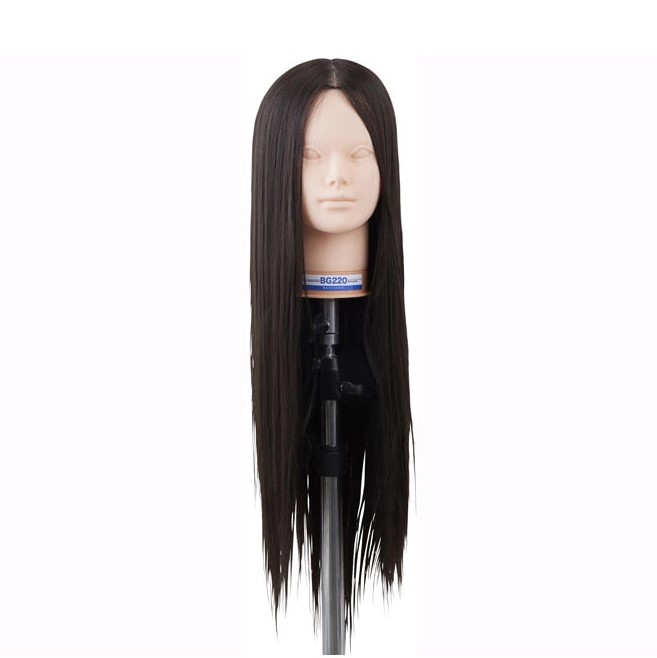 Hairdressing Mannequin Practice Head BG220 <No makeup, heat resistance fibre 100%>