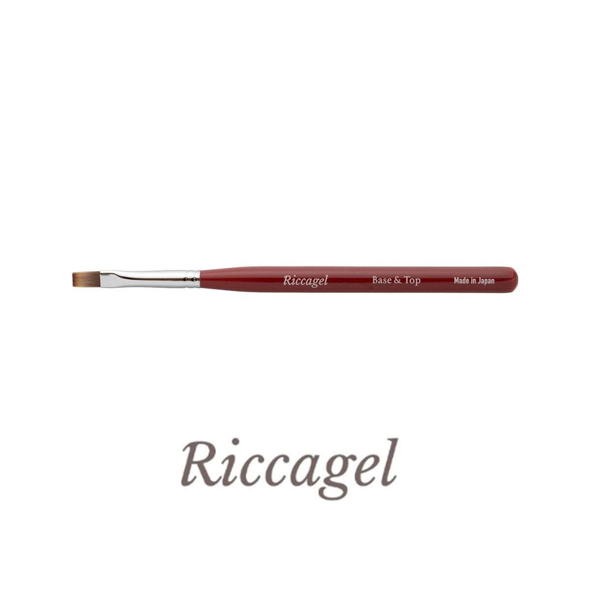 Riccagel Gel Brush Base & Top Red