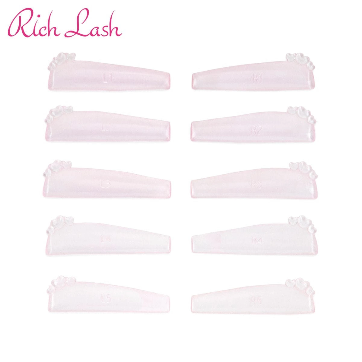 【Rich Lash】Heart Rods (5 pairs)