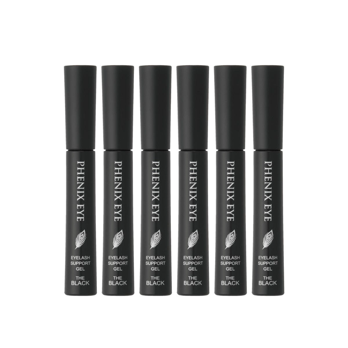 Phoenix Eye Eyelash Support Gel The Black 6-Piece Set