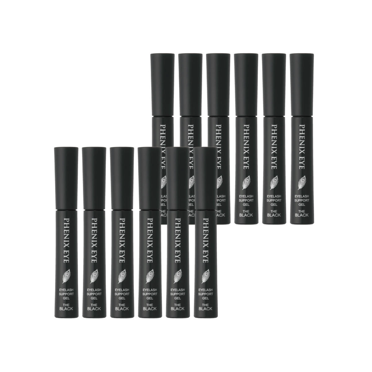 Phoenix Eye Eyelash Support Gel The Black 12-Piece Set